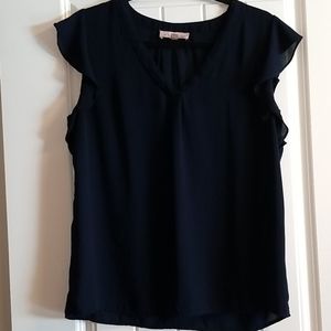 Ruffle Sleeve Blouse